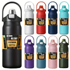 Stainless Steel Thermo Bottle 1.5L Large Capacity Thermo Water Portable 1500ml Vacuum Mug Thermos Insulated Cup 1L Tumbler