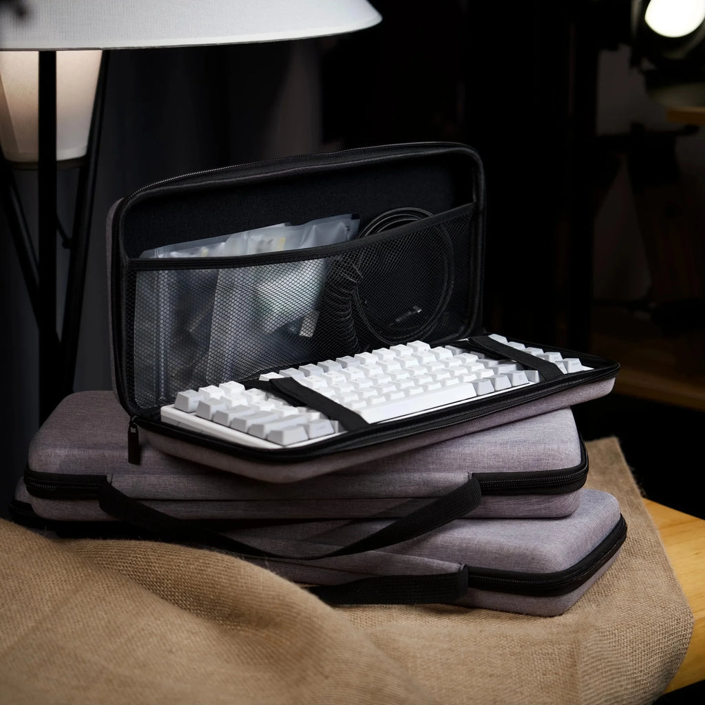 Keyboard Organizer Hard Case Keyboard Storage Bag Dustproof Protective Box 60 68 87 98 100 104 108 Mechanical Keyboard