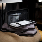 Keyboard Organizer Hard Case Keyboard Storage Bag Dustproof Protective Box 60 68 87 98 100 104 108 Mechanical Keyboard