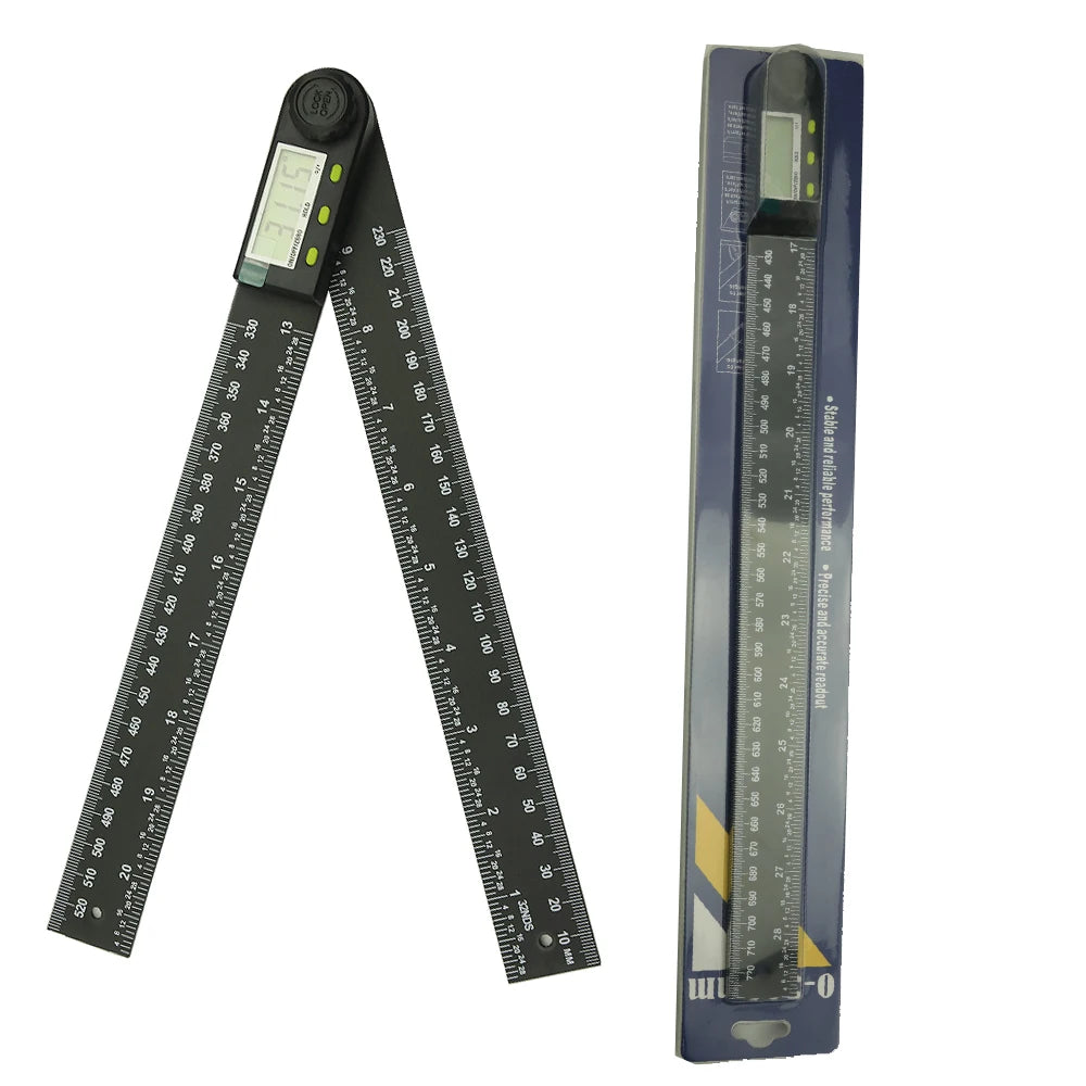High Precis300mm Digital Meter Angle Inclinometer Angle Digital Ruler Electron Goniometer Protractor Angle Finder Measuring Tool