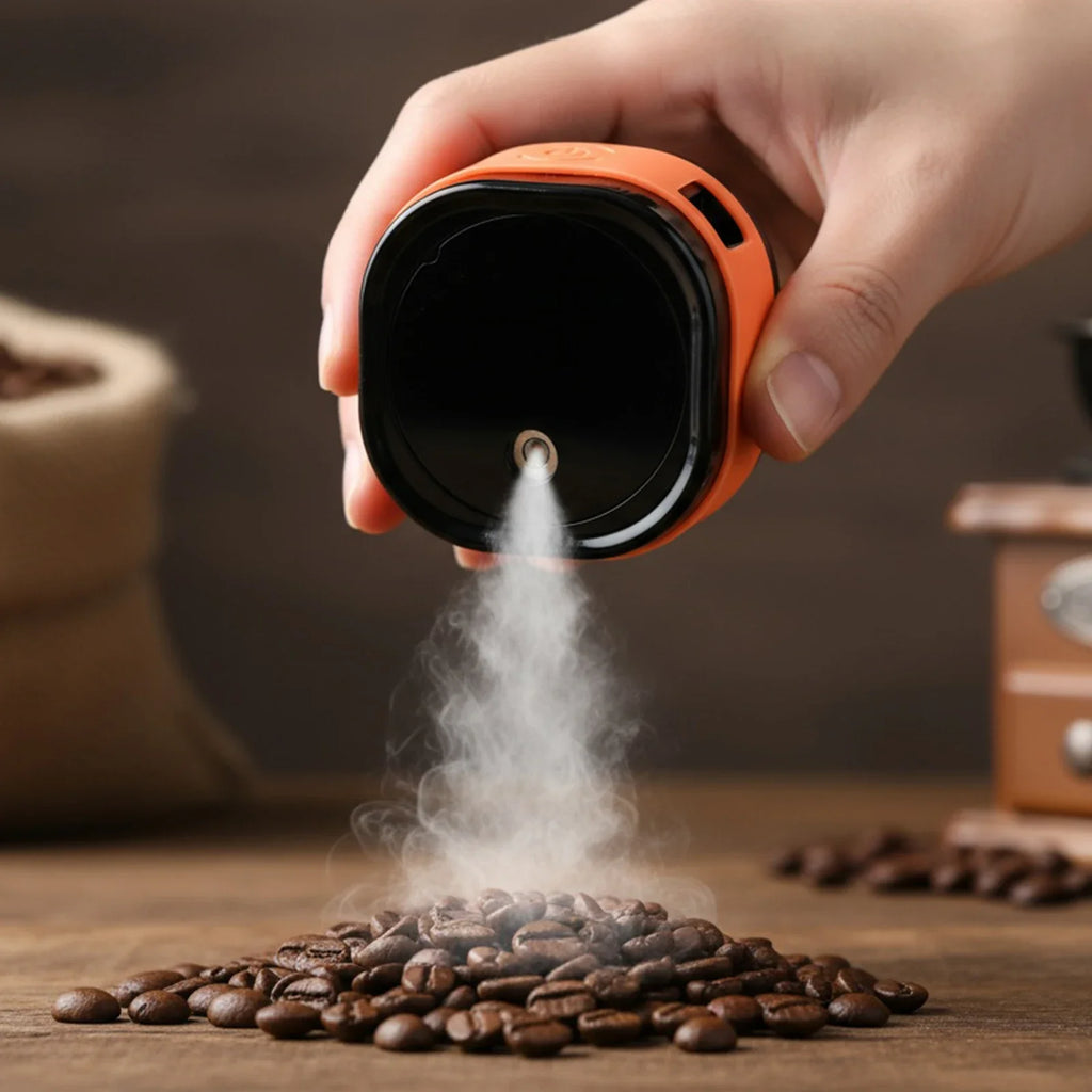 Coffee Bean Atomizer Rechargeable Electric Sprayer Magnetic Base Anti-Static Automatic Spray Bottle Espresso Machine