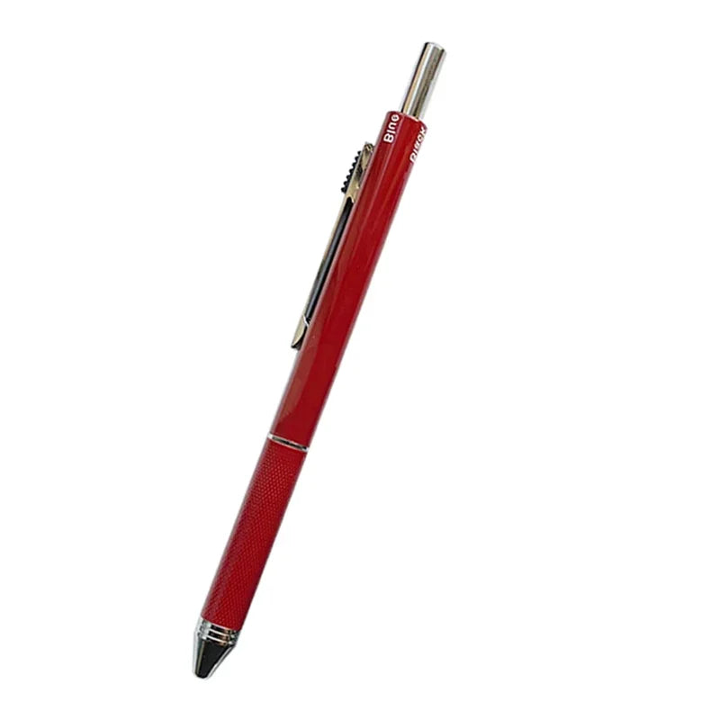 Metal Multicolor Pen 4 In 1 Gravity Sensor Ballpoint Pen 3 Colors Ball Pen and 1 Mechanical Pencil Office School Stationery Gfit