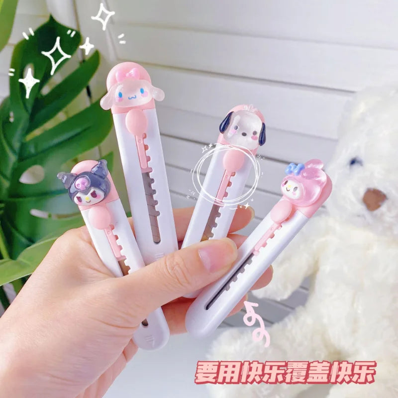 Cute Cartoon Mini Cutter Utility Knife Student Art DIY Tools Creative Stationery School Supplies