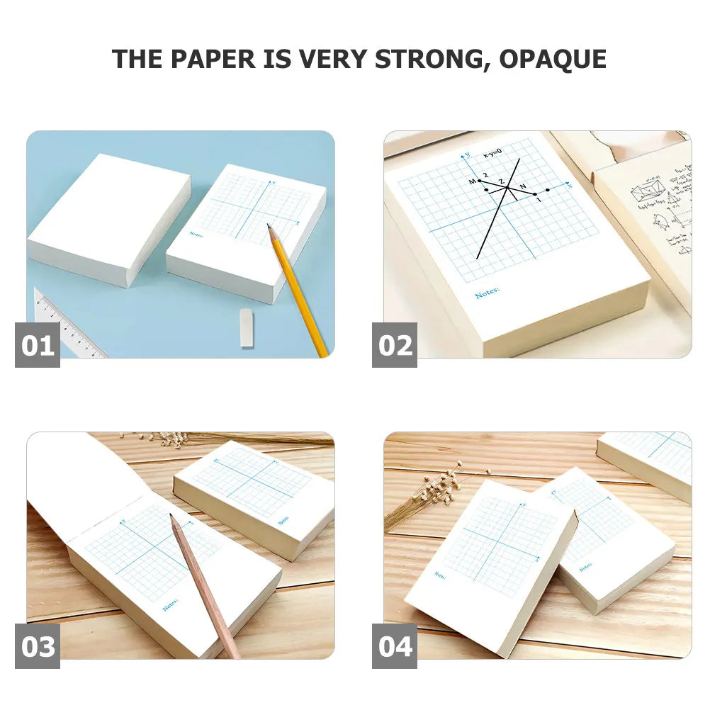 4 Practice Notebooks Xy Coordinate Learning Math Graphing Sheets Dual Side Graph Paper for Students Teachers Math Drawing