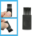10Pc 4.3cm Black Small Brush Razor Cleaning Brush Keyboard Dust Nylon Plastic Brush Computer Keyboard Dust Removal Clearing Tool