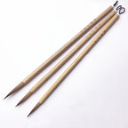 Long Hair Painting Fine Line Mixed Hair Brush Small Regular Script Calligraphy Painting Brush Scripture Copying Craft Supplies