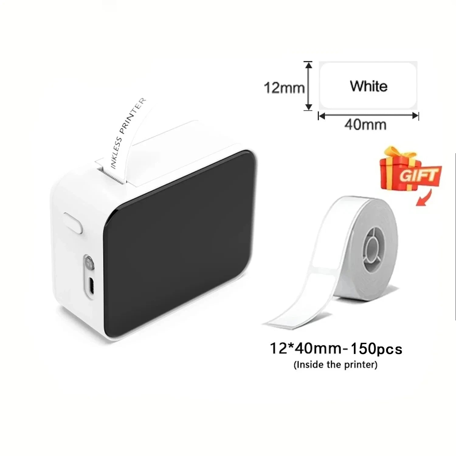 MarkLife M1 Mini Portable Thermal Printer Wireless Bluetooth-compatible Label Tag for Home Office Labeling Sticker Machine
