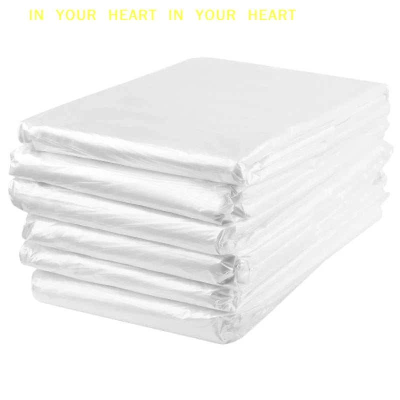 【X】Trash Bags Large Capacity Trash Bag Disposable Thickened Storage Bags Clear Recycling Bin Liners Bags Plastic Refuse Sacks