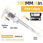 Metal Caliper Digital Caliper Stainless Steel Digital Pachymeter Digital Micrometer Vernier Calipers Metal Gauge Measuring Tools