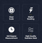 Electronic Digital Display Angle Ruler 360 Degree Woodworking Measuring Angle Instrument Protractor Angle Meter Goniometer