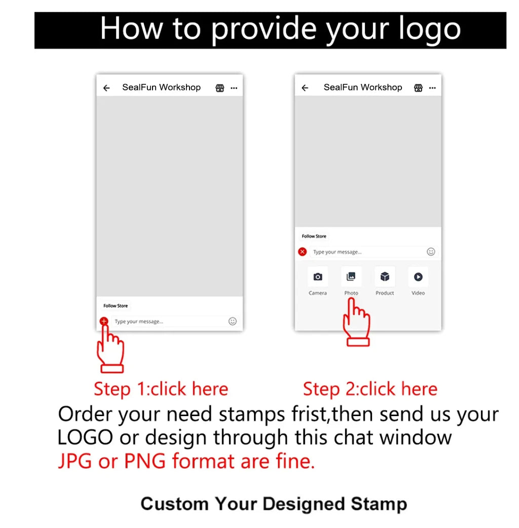 [Customized stamps] Personalized stamps - picture customization - (wedding/business/brand/packaging/address) customized stamps