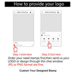 [Customized stamps] Personalized stamps - picture customization - (wedding/business/brand/packaging/address) customized stamps
