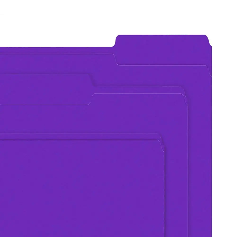 50Pcs Manila File Folders Standard Letter Size File Folders Business Document Organizers Home Office Organization School Supply