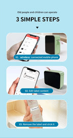 Marklife Thermal Label Printer D110 B21 P15 Mini Protable Bluetooth Adhesive Label Printer Maker For Gift/Diy Creative/Marking