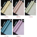 Sumi Art Wax Dye Pearlescent Ink Colorful Half Ripe Rice Paper Xuan Paper Scroll Multicolor Brush Calligraphy Creation Work Roll