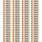 80/160/240pcs Personalized Name Stickers Custom Waterproof Labels Stick on Tag Kids Teacher Parents School Daycare - Basketball
