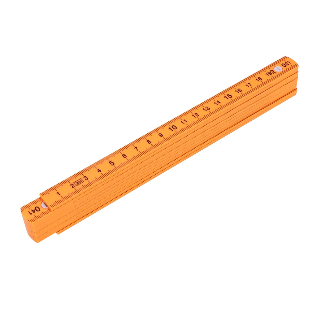 Folding Ruler Plastic Foldable Measuring Tool Carpenter Ruler Tape Measure Pocket Folable Drafting Supplies Measuring Ruler