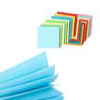 500Pcs Construction Paper Bright Color Premium Handwork Sheets DIY Paper Folding Game for Crafts Kindergarten Gift