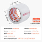 SucceBuy 6/24 Rolls 7.6CM 70M High Viscosity Clear Adhesive Tape Transparent Packaging Tape for Office Wrapping Express Packing