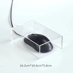 Mechanical Keyboard Dust Cover Acrylic Protecting Shell Hot Bent Compatible With Layout 60 68 87 104 96 WOOTING ROG Azoth IKKI