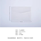 20PCS/Lot Semi-transparent Sulfuric Acid Paper Envelopes For DIY Postcard Card Storage Wedding Invitation Gift Packing