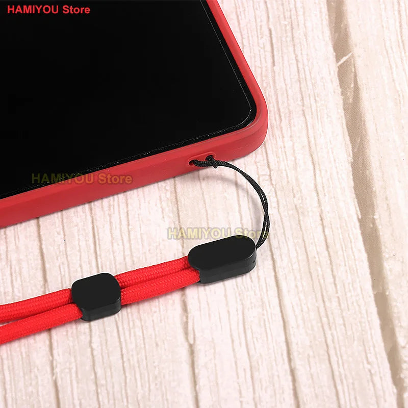 Red Adjustable Mobile Phone Strap / Color Wrist Lanyard for USB Flash Drives Keys Keychains Camera Key For Samsung XIAOMI iPhone