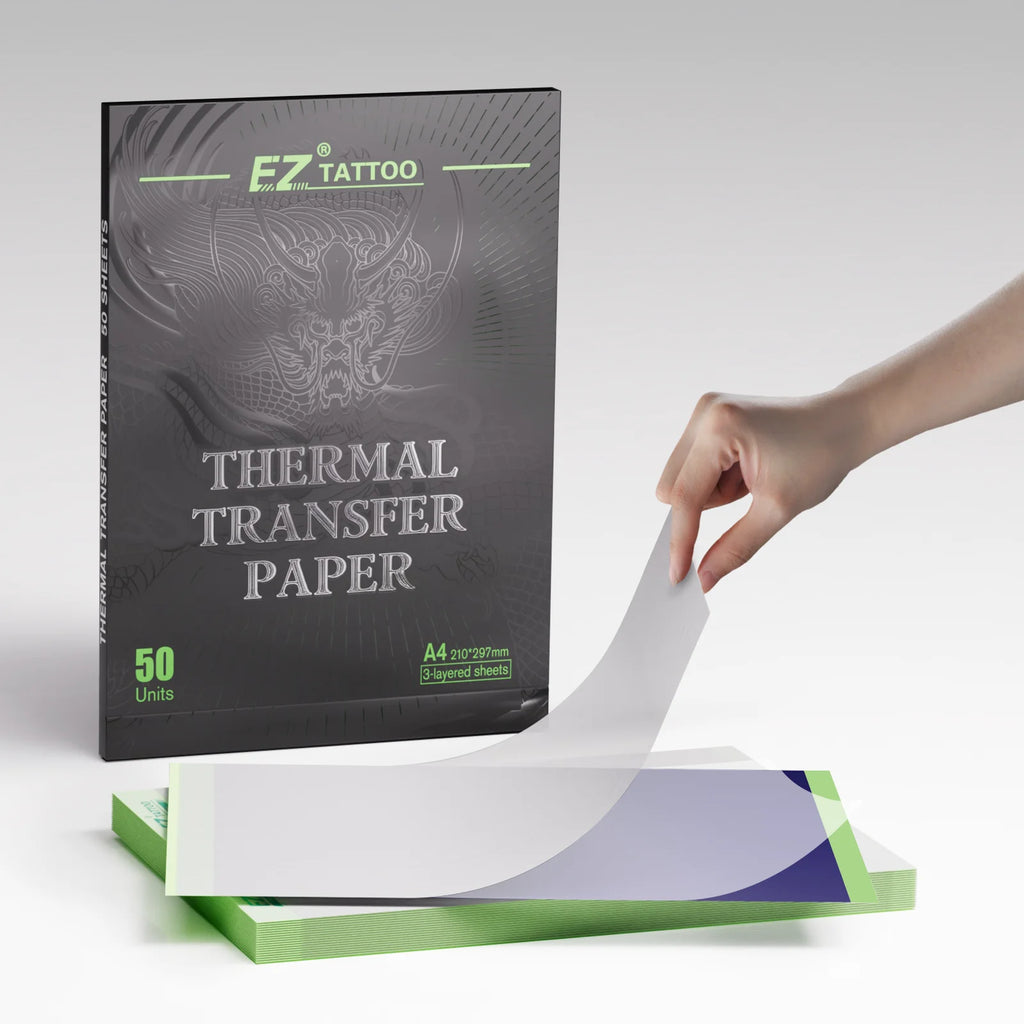 20/50pcs EZ Tattoo Transfer Paper A4 Size Tattoo Thermal Copier Stencil Papers for Tattoo Transfer Machine Paper Accessories