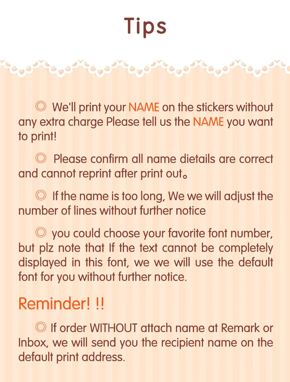 Custom Transparent Self-adhesive Baby Name Sticker Customised Kindergarten Tag in Hebrew Personalized Waterproof Stickers Label