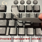 Matte Transparent Semi-Translucent, Suitable for Logitech G813, G913, G915X TKL Keyboard Stickers, Key Film, Anti-Oil