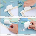 Mini 5 Holes Puncher A5 B5 A4 Loose Leaf Notebook Paper Puncher Tool Loose-leaf Binding Ring Student Office Stationery Supplies