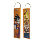 Dragon Ball Embroidery Cool Keychain Lanyard Anime Manga Series Badge Holder USB Pendant Portable Key Lanyard Accessories