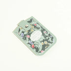 1PC Oil Painting Floral Pattern Card Holder,Pull-Out Multi-Card Slots,Suitable for ID Cards,Bank Cards, Business CardsStorage