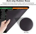 Spanish Excel/Word/Windows/PPT Cheat Sheet Mouse pad, Computer Keyboard Pad for Office Workers Students Office Desk Mat
