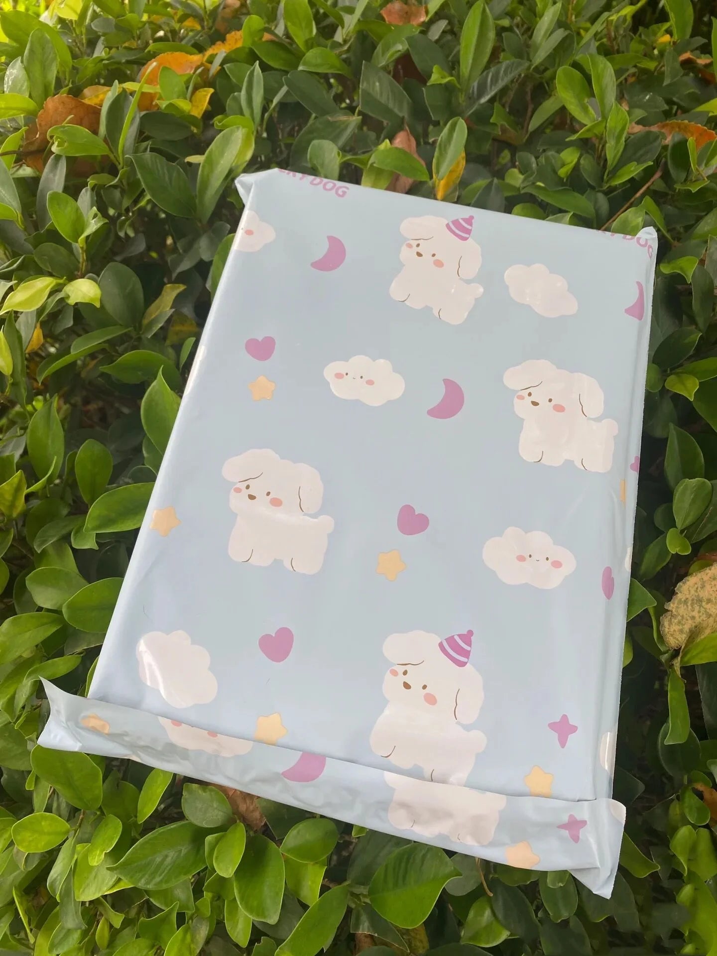 PE Plastic Self-Seal Mailbag，50PCS Thicken Shipping Bags, Cute Cartoon Poly Envelope, Panda Postal Courier Bags