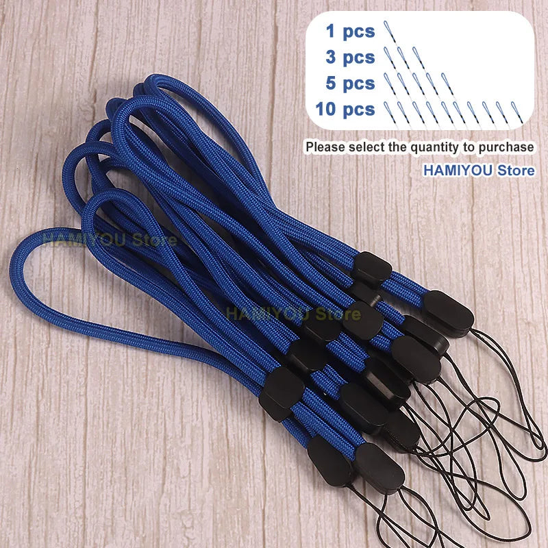 Red Adjustable Mobile Phone Strap / Color Wrist Lanyard for USB Flash Drives Keys Keychains Camera Key For Samsung XIAOMI iPhone
