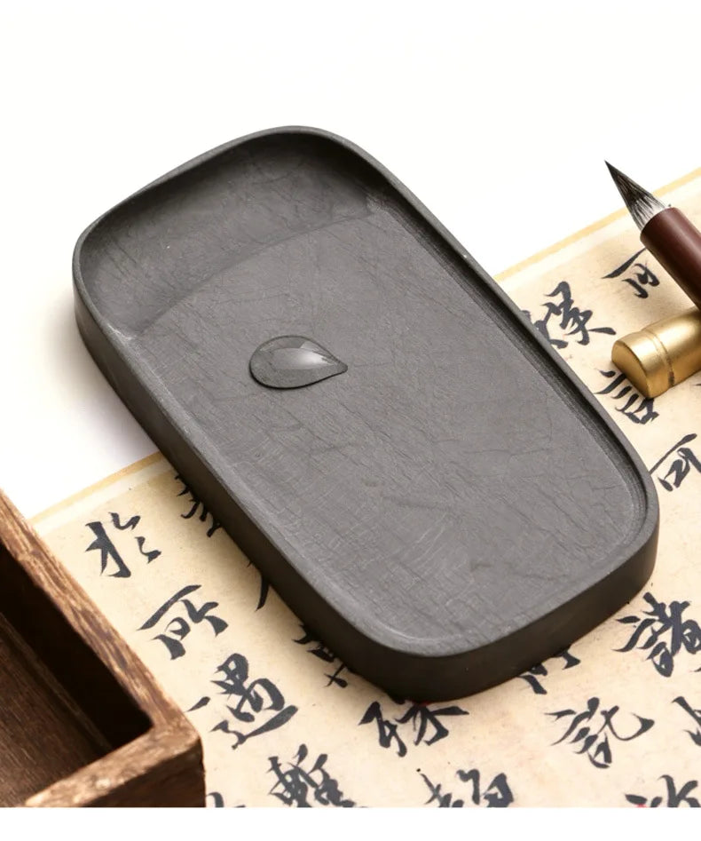 Practical Chinese Ink Stone Calligraphy Painting Supplies Four Treasures Of Study Traditional Writing Ink Slab For Artists
