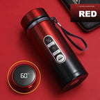 Thermos Sus304 Tea Water Bottle 500ML-1Liter Stainless Steel Vacuum Flask Portable Cups Bottle with LED Temperature Display
