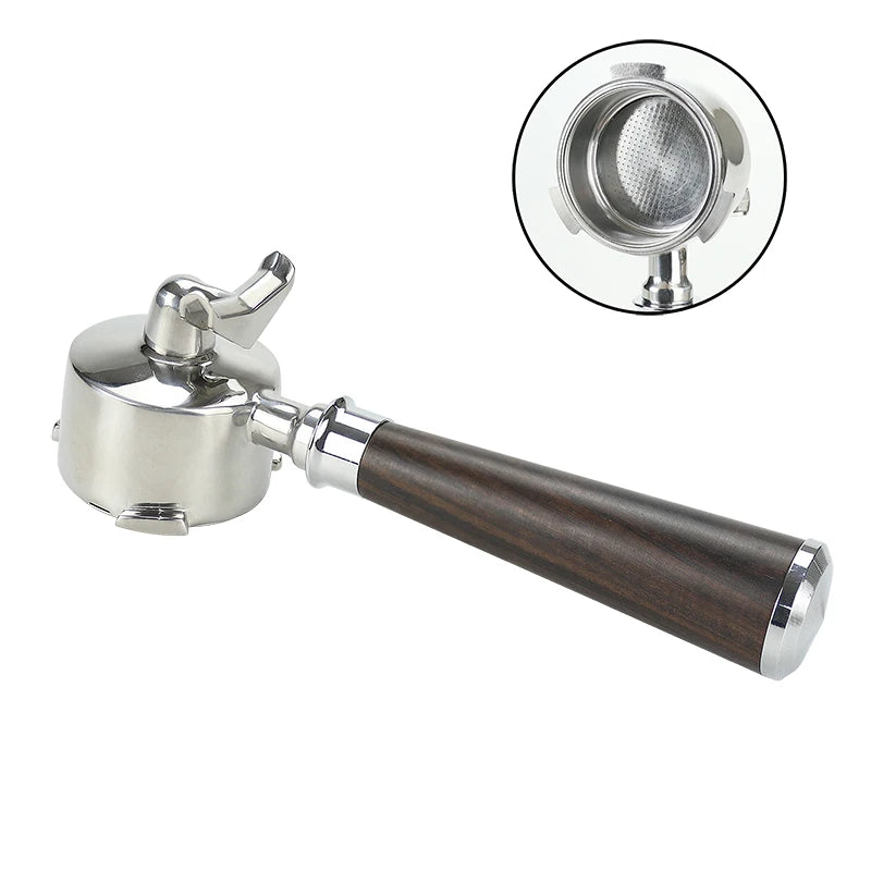 51mm Coffee Portafilter Double Spout Delonghi EC680 EC685 Espresso Machine Accessories Replacement Filter Basket Barista Tools