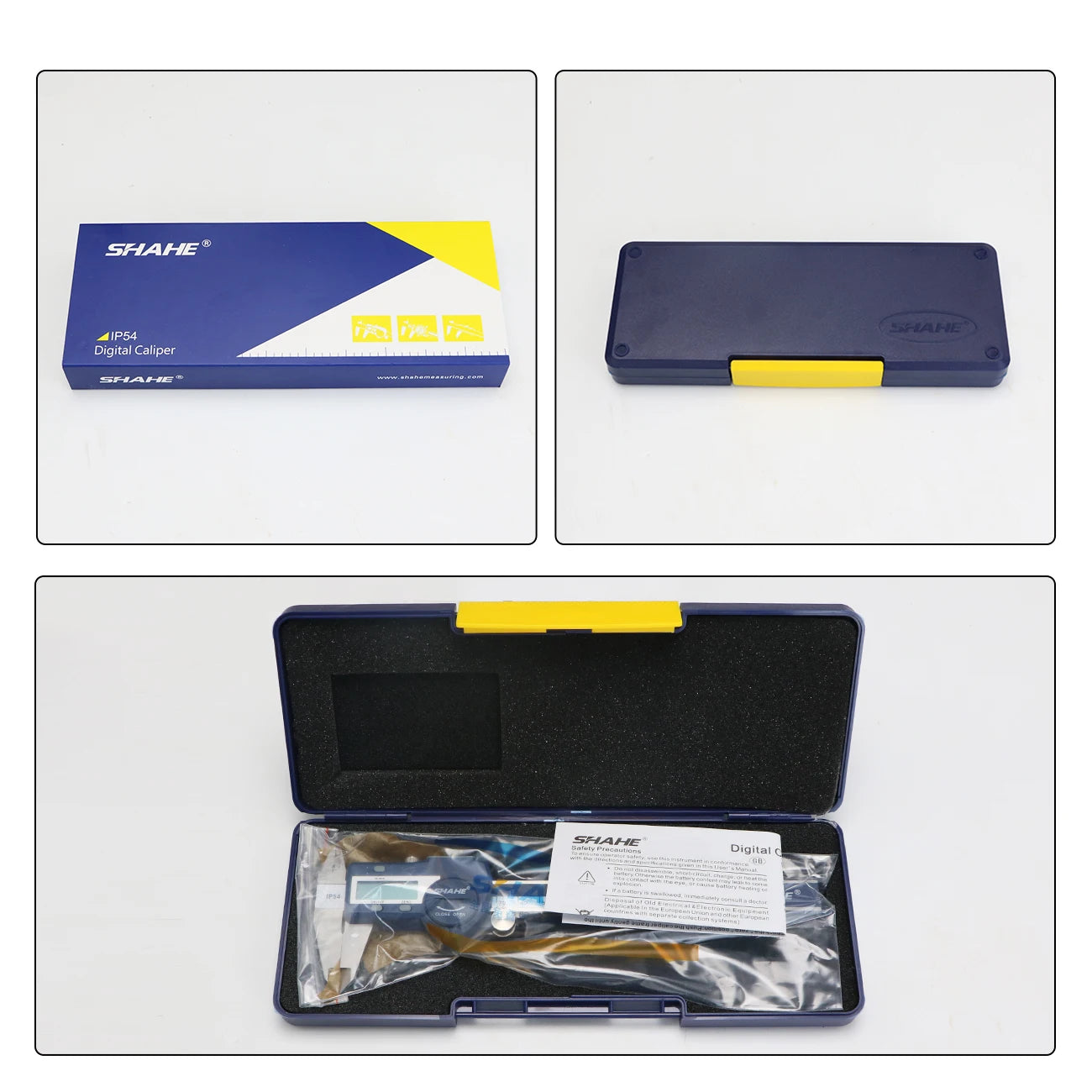 SHAHE IP54 Digital Caliper Electronic Caliper Ruler Digital Vernier Caliper Digital Caliper Stainless Steel Calipers