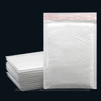 50Pcs Bubble Envelopes White Foam Shipping Bags Poly Bubble Mailers Pad Self Seal Packing Bags for Magazine 15cm 18cm 23cm 25cm