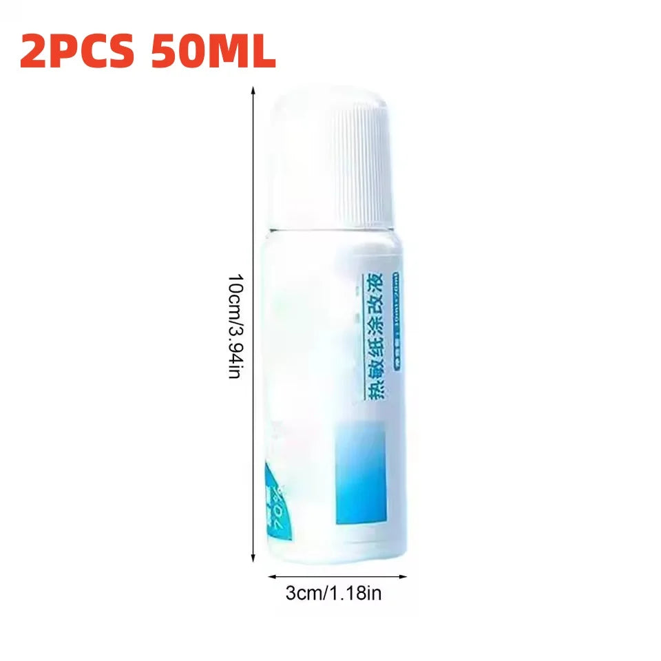 Fast-Drying Thermal Paper Correction Fluid Eraser Package Parcel Box ID Information Protector Anti Peep Identity Info Guard