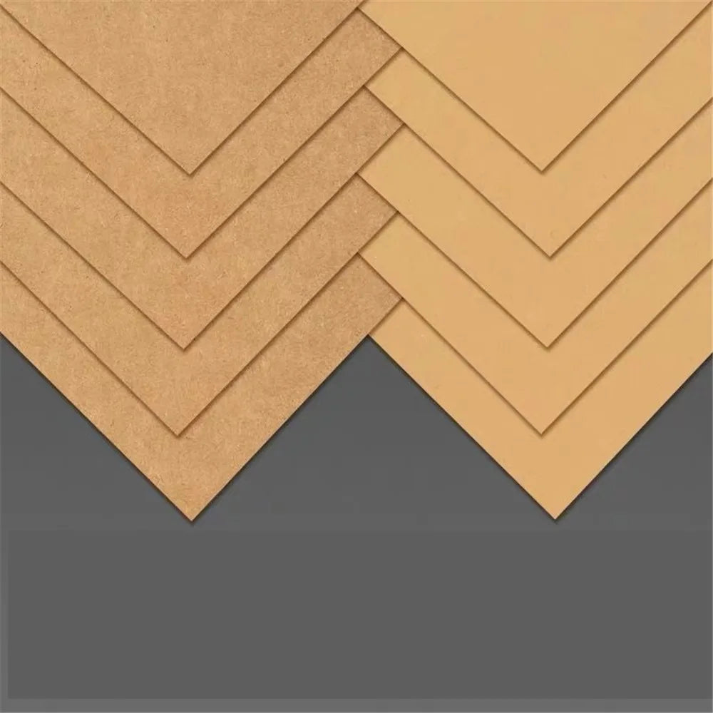 10 Sheets 250/300/350gsm A4 Brown Kraft Paper Card Blank Thick Cardboard Handmade DIY Package Cardstock Crafts Paperboard