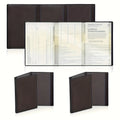 Lot of 1/2/3 Black Assurance Card Pouch - Certificate of Registration Protection Case Transparent Plastic Wallet for Documents