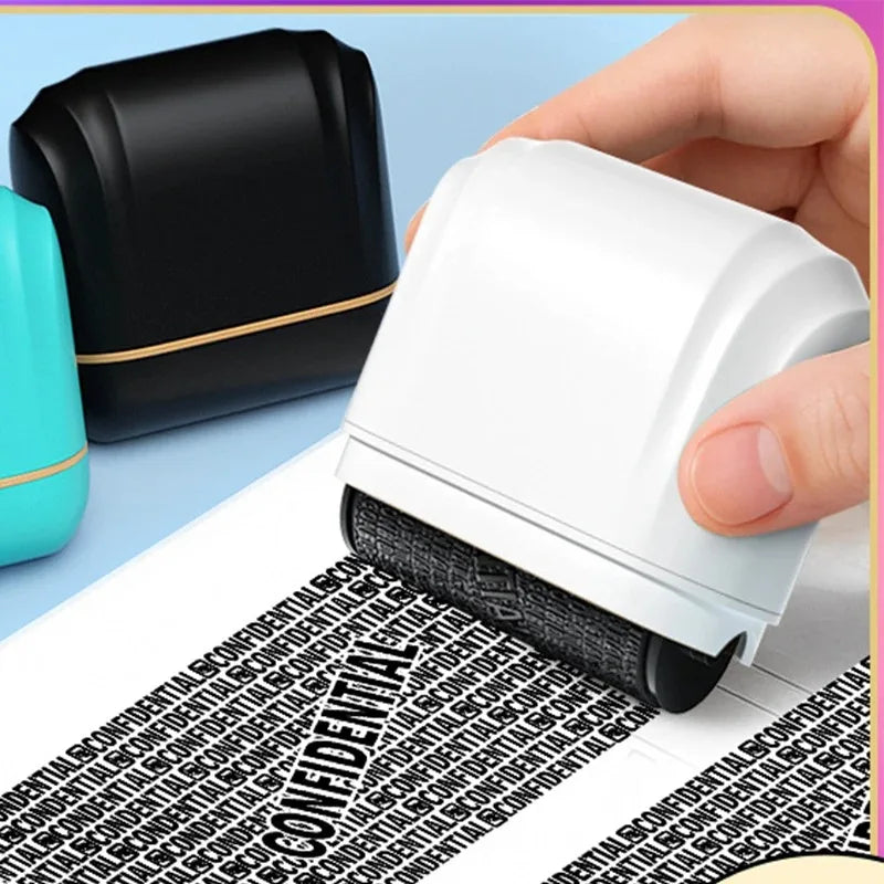Rolling Privacy Seal Stamp Identity Theft Protection Security Garbled Code ID Guard for Express Delivery Cover
