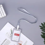 Lanyard Card Covers Women Men Work Permit Holder Credit Card Holder Neck Strap Students Kids Bus Cards Case ID Card Holder