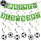 Soccer Party Disposable Tableware Paper Plates Cups Napkins Tablecloth Soccer Birthday Party Decoration