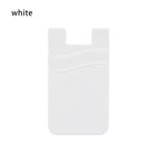 Silicone Phone Card Holder Wallet Case Phone Wallet Stick On Credit Card Holder Phone Pocket for Almost All Cell Phone