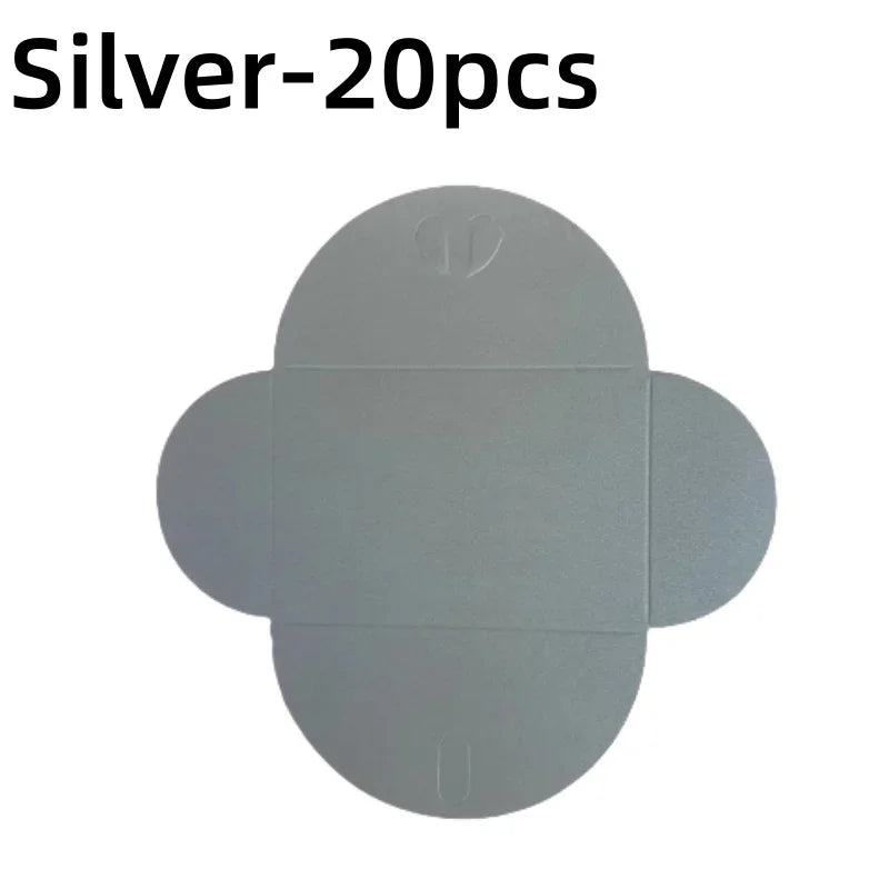 20pcs Colored pearlescent Envelope Thick Cardboard Small Foldable DIY Paper Envelopes Self Locking Buckle Letter Gift Card Cover
