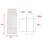 100pcs/lot Invitations Blank Translucent Envelope Postcards Message Card Sulfate Paper Envelope Business Letters Wedding