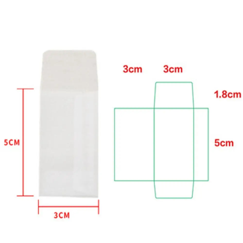 100pcs/lot Invitations Blank Translucent Envelope Postcards Message Card Sulfate Paper Envelope Business Letters Wedding